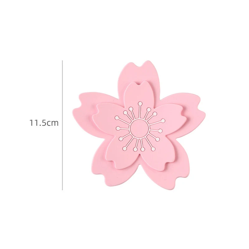 

Coaster Flower Shape Acrylic Waterproof Table Mat Heat Insulation And Anti-Scalding Pot Placemat Kitchen Tools Table Accessories