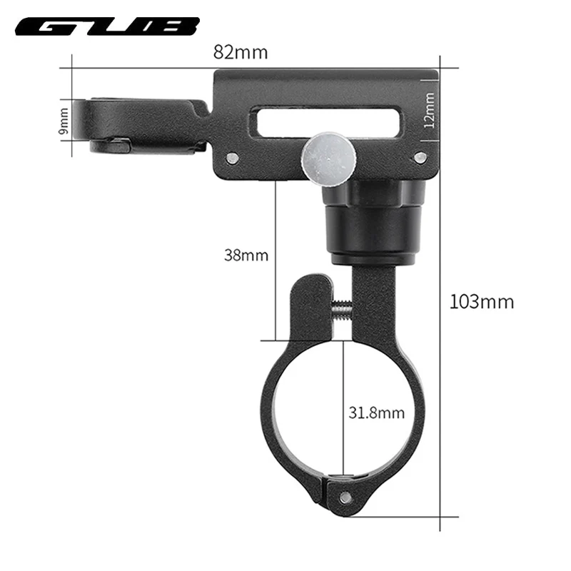 GUB Алюминий сплав велосипедный держатель для телефона с защитой от вибрации