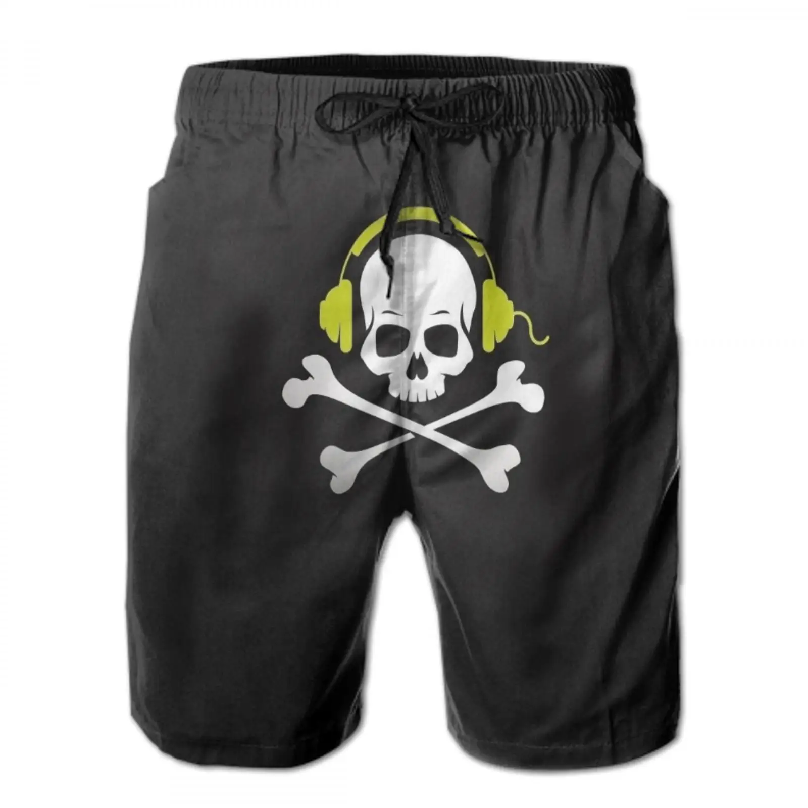 

3d print skull waterproof beach shorts art adult waterproof panties ghost t-shirt man/male panties