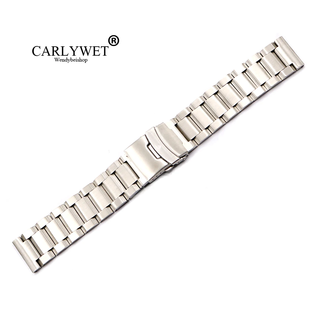 Ремешок для часов CARLYWET часы цвета розового золота 18 20 22 24 мм черного Seiko Tag Heuer Omega
