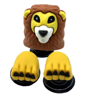 2-3 шт.компл. крутой Дракон Лев Дельфин Медведь 3D Подвески для обуви аксессуары пряжки змея украшения подарок для детей