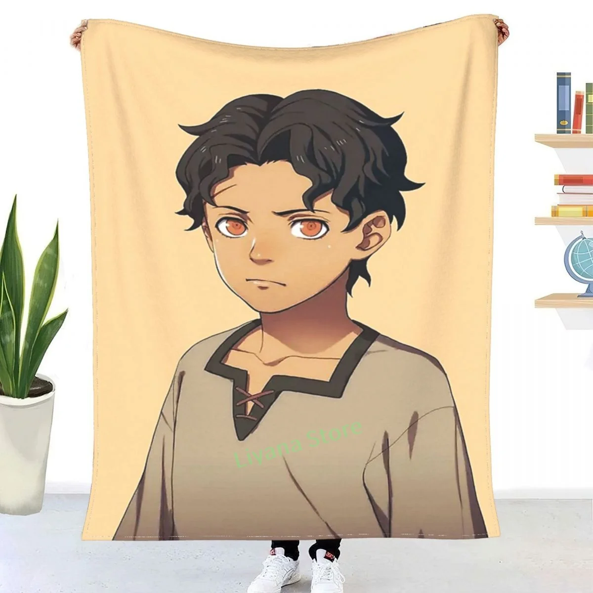 

Cyril - Fire Emblem Three Houses Throw Blanket 3D printed sofa bedroom decorative blanket children adult Christmas gift