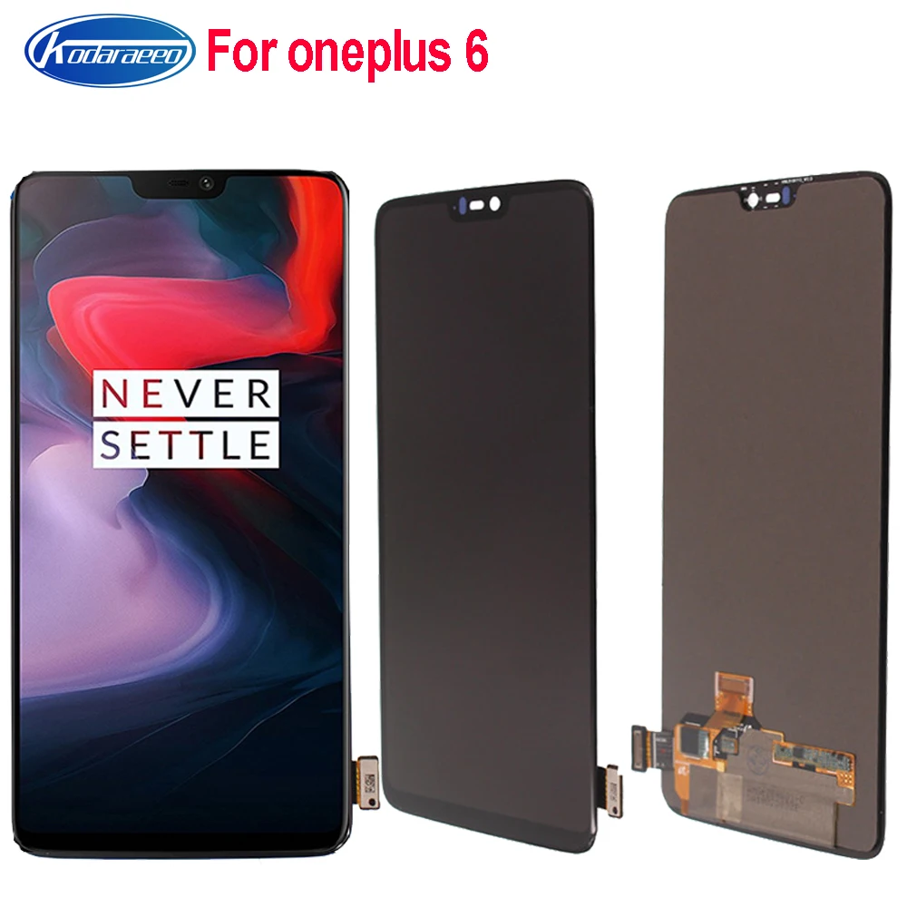 

ЖК-дисплей 6,28 дюйма для Oneplus 6 A6000 A6003, сенсорный экран, дигитайзер, панель в сборе
