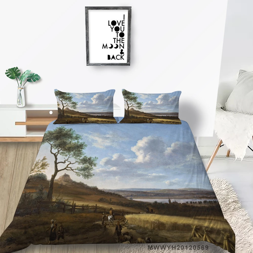 Приморский Постельное белье Маяк Фэнтези Художественные пододеяльник для