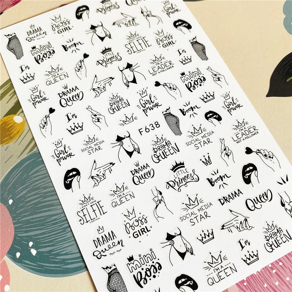 Женская мода сексуальная красота 3D наклейка для ногтей украшение | Красота и