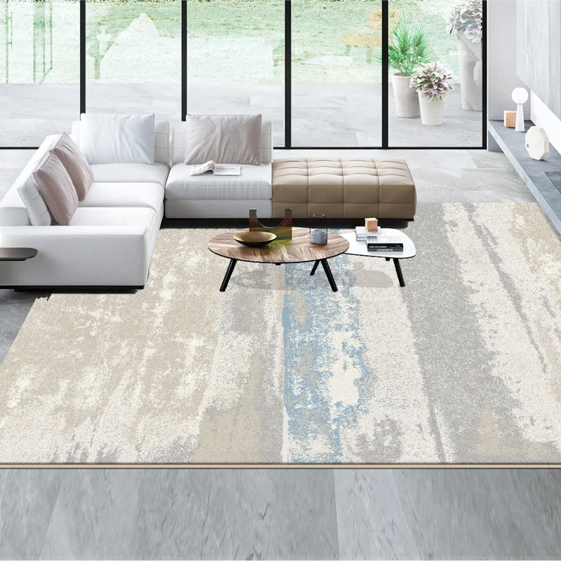 

Modern fashion simple living room coffee table carpet ink abstract geometric texture square carpet gradient bedroom bedside