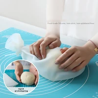 silicone kneading magical bag dough nonstick flour mixer bag reusable cooking pastry tools for bread pastry pizza kitchen gadget