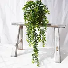 Искусственный цветок, Виноградная лоза, подвесная гирлянда, растение из ротанга, украшение для дома, сада, украшение для стен