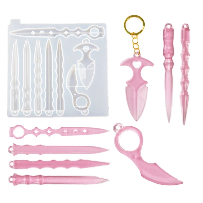 Форма для кинжала самообороны 1 шт. силиконовая форма защиты от волков оружия