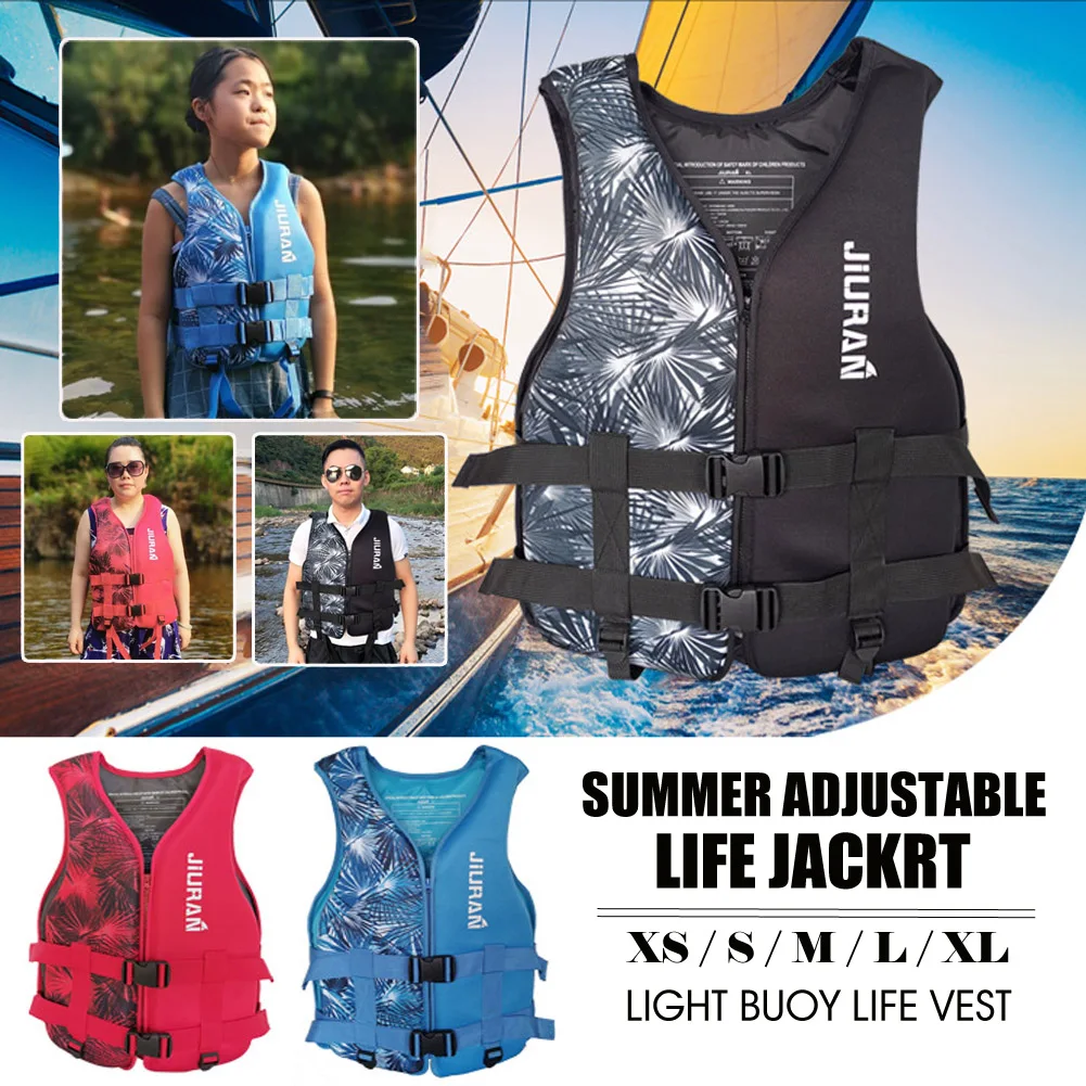 

Neoprene Life Jacket Adult Kids Life Vest Water Safety Fishing Vest Kayaking Boating Swimming Surfing Drifting Safety Life Vest