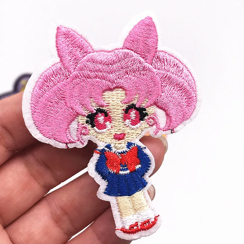 1 шт. Новое поступление Аниме персонаж патч Железный На Аппликации Сейлор Мун