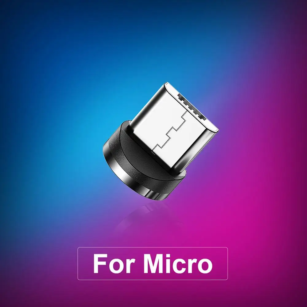 Магнитный кабель Twitch usb type-C кабель для samsung S10 huawei Xiaomi Быстрая зарядка type-C зарядный провод USB C магнит - Цвет: Only Micro Plug