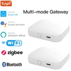 Сетчатый шлюз Tuya ZigBee, совместим с Bluetooth, управление умным домом для Tuya Smart Life, Alexa, Google Home, интеллектуальный домашний концентратор