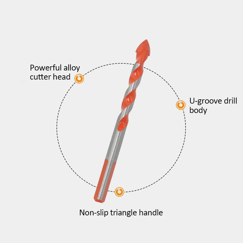 Pro 4-12 мм с резьбой Треугольники Вольфрам стальная настенная плитка бетона под