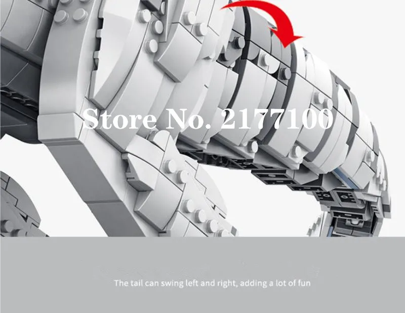 Новый набор строительных блоков серии Юрского периода The Indominus Rex классические