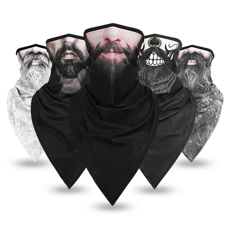 

Multifunctional magic bandana scarf New trendy Windproof motorcycle Bandana Bboy scarf half mask Balaclavas Snowboard Triangular
