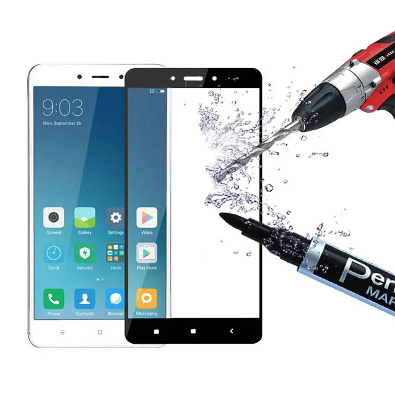 Onenine 3D Защитная пленка для экрана Xiaomi Redmi Note 4X закаленное стекло полное покрытие 9H
