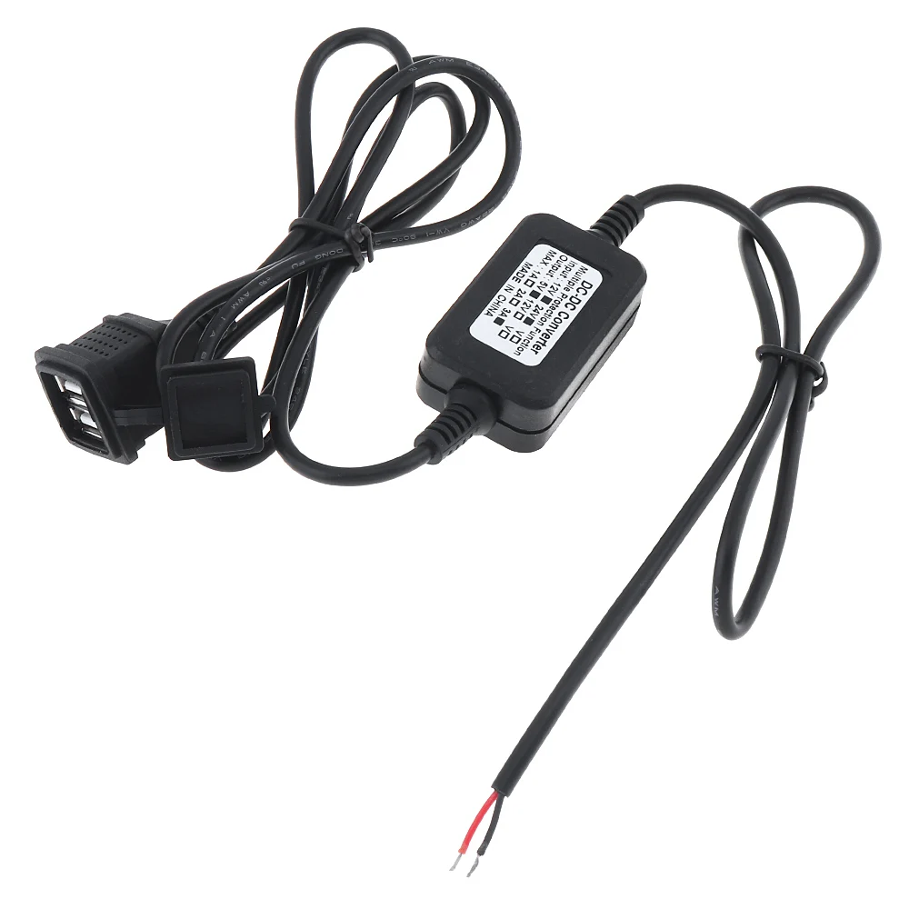 12V 24V Универсальное двойное USB Автомобильное зарядное устройство для мобильного