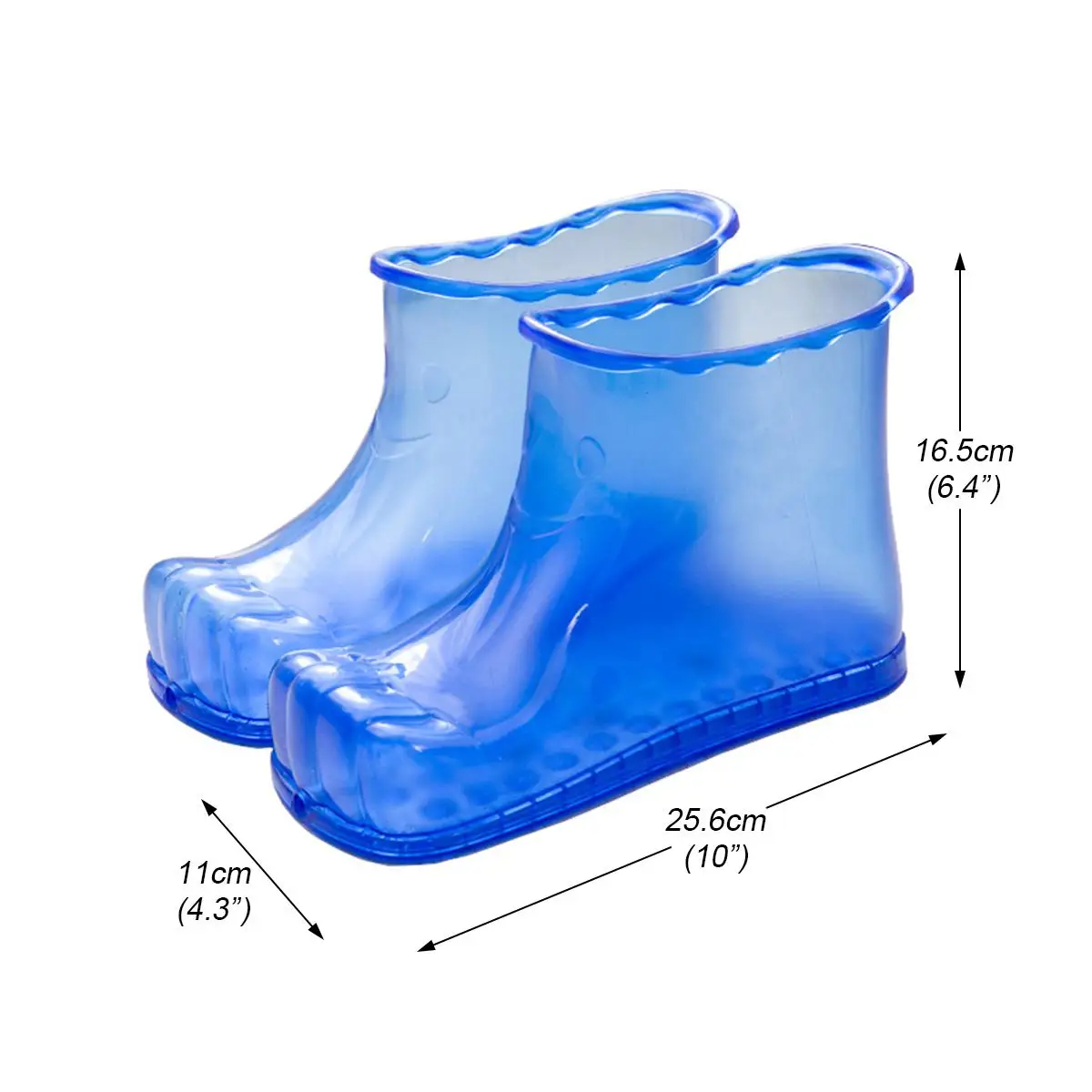 

Women Foot Soak Bath Therapy Massage Shoes Ankle Boots Sole Relaxation Home Feet Care Hot water Neutral Foot Soak 25.6cm