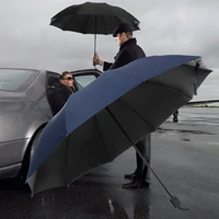 126cm big top quality umbrella windproof anti uv protection car luxury large business umbrellas female male ten bone umbrellas