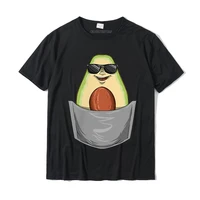 pocket avocado peeking out funny avocado t shirt cotton men t shirts classic tops tees prevailing 3d printed