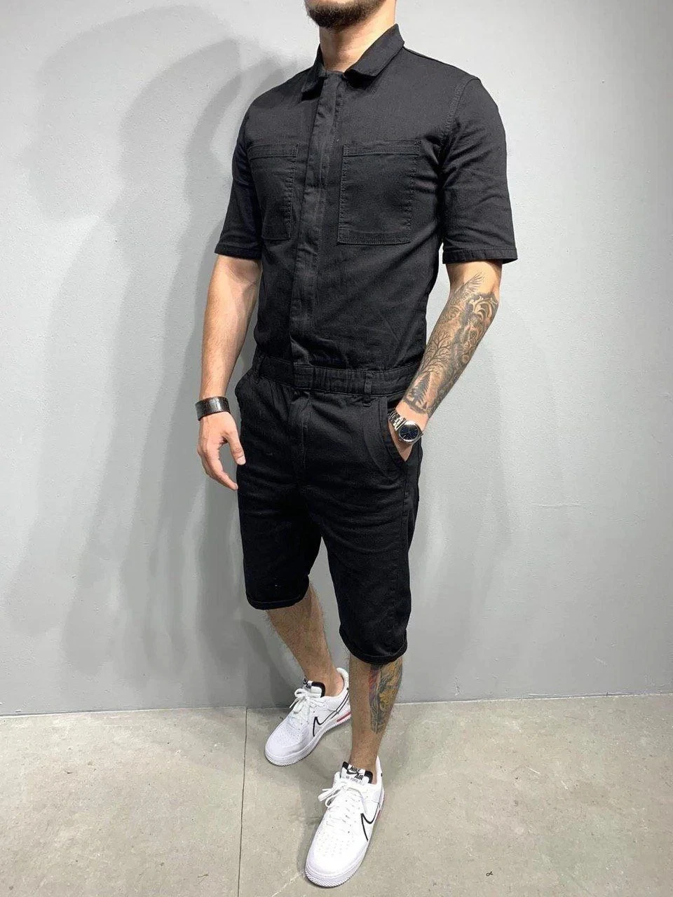 Комбинезон мужской zipe 6 цветов M L XL XXL XXXL 1 шт | Мужская одежда