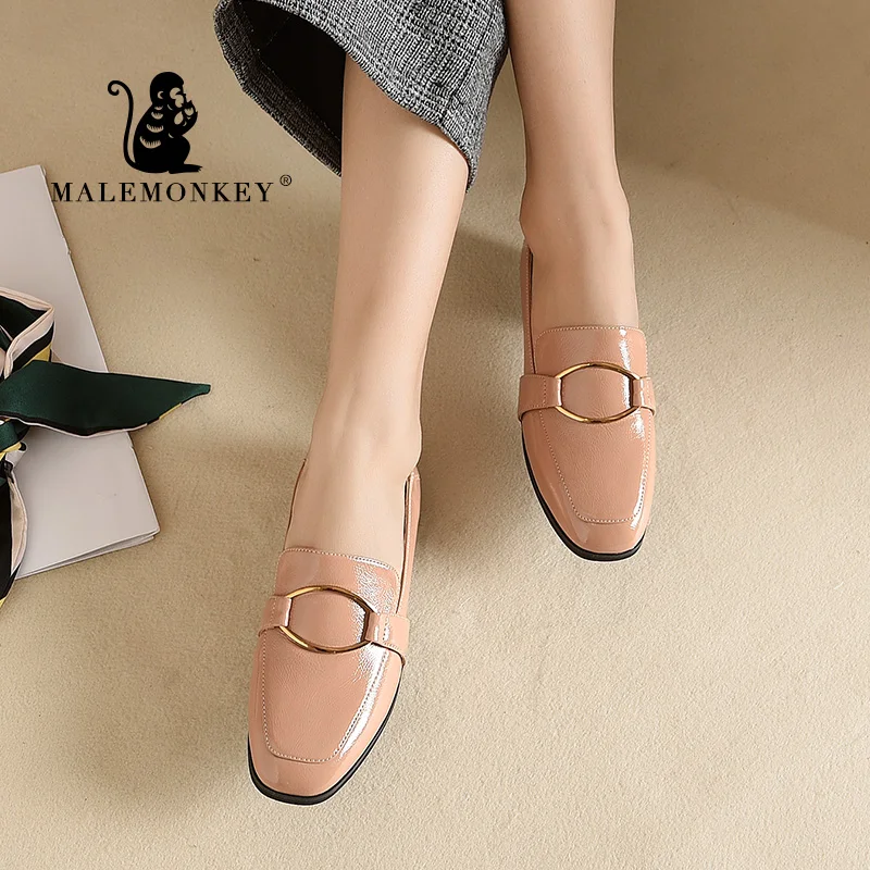 Женские повседневные Лоферы MALEMONKEY удобные лоферы на мягкой плоской подошве