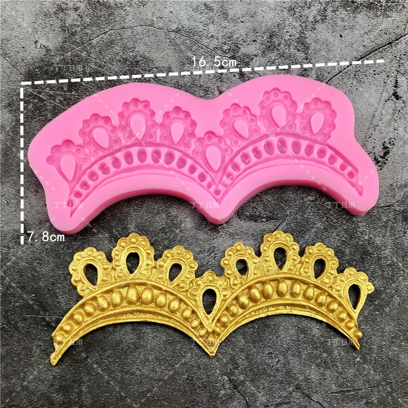 

Classical pattern Silicone Mold Lace Mat Fondant Mould Cake Decorating Tool Chocolate Gumpaste Sugarcraft Kitchen Accessories