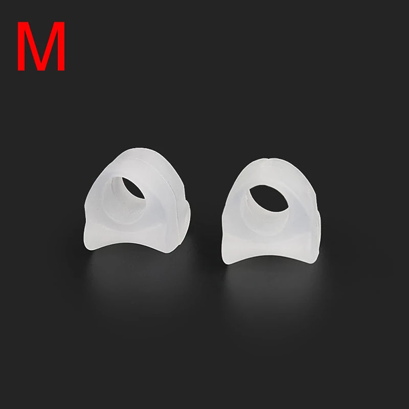 

2pcs Silicone Gel Thumb Corrector Bunion Little Toe Protector Separator Hallux Valgus Finger Straightener Foot Care Relief Pads