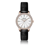 2021 new fashion simple women watches casual ladies leather quartz watch watch klas brand