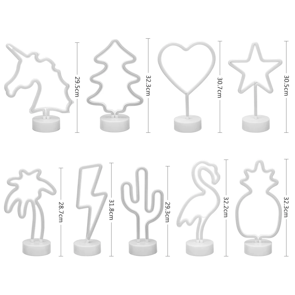 Светодиодная Радужная неоновая высветильник ка декор для детской комнаты лампа