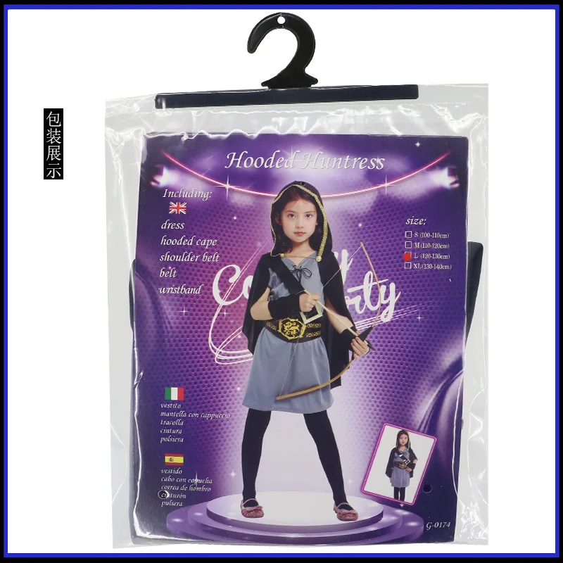 Детский карнавальный костюм на Хэллоуин с героиней из мультфильма Охотник за