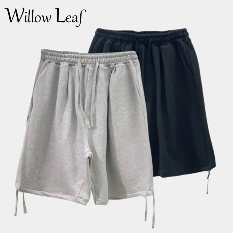 

Шорты мужские воздухопроницаемые с листьями ивы, повседневные пляжные спортивные удобные уличные шорты для бега в стиле Харадзюку, в стиле ...