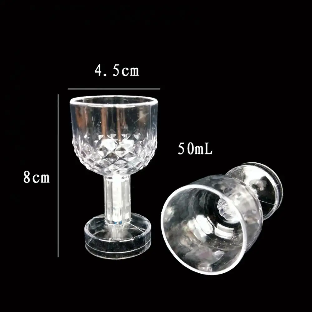 

50ml Flashing Cup Color Change Eye-catching LED Flashing Mug Beer Whisky Glass Cup For Bar Club Party Supplies Wine Glass