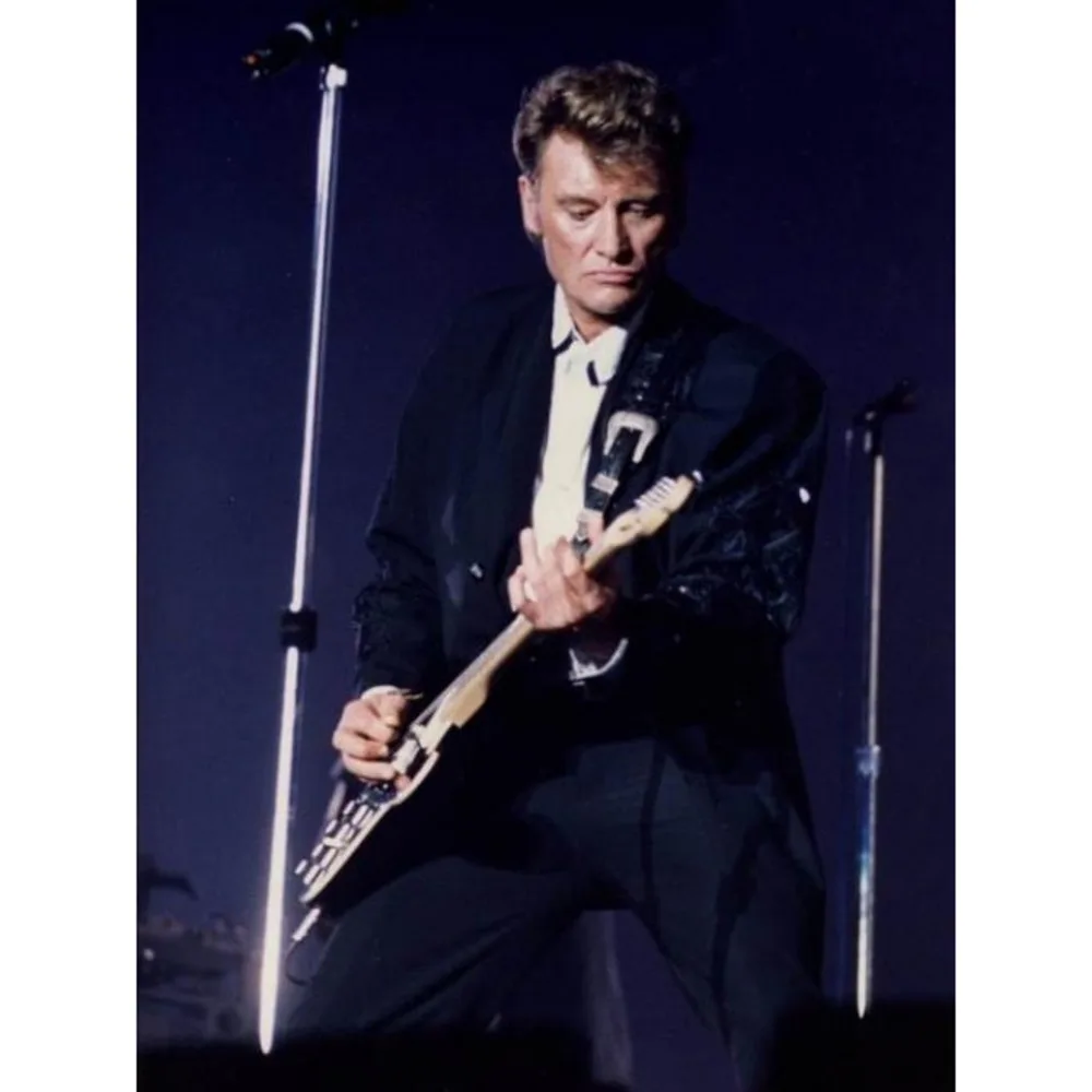 

Johnny Hallyday DIY Cross Stitch Embroidery 11CT Kits Needlework Craft Printed Canvas Home Decoration For Living Room Wholesale