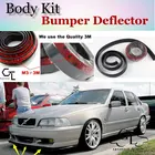 Дефлектор губ бампера для Volvo S70 1996  2019, передняя юбка спойлера ДЛЯ вентиляторов TopGear, комплект для тюнинга автомобилякузоваполосы