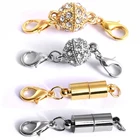 5 шт.лот металлические прочные магнитные застежки с карабином для изготовления ожерелий, браслетов, Пряжек, фурнитура сделай сам для ювелирных изделий