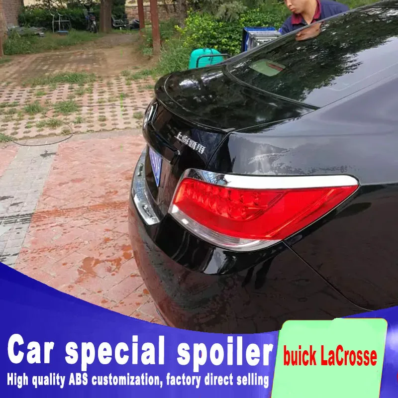 Спойлер для buick LaCrosse 2009 2010 2011 2012 черно-белая краска из высококачественного