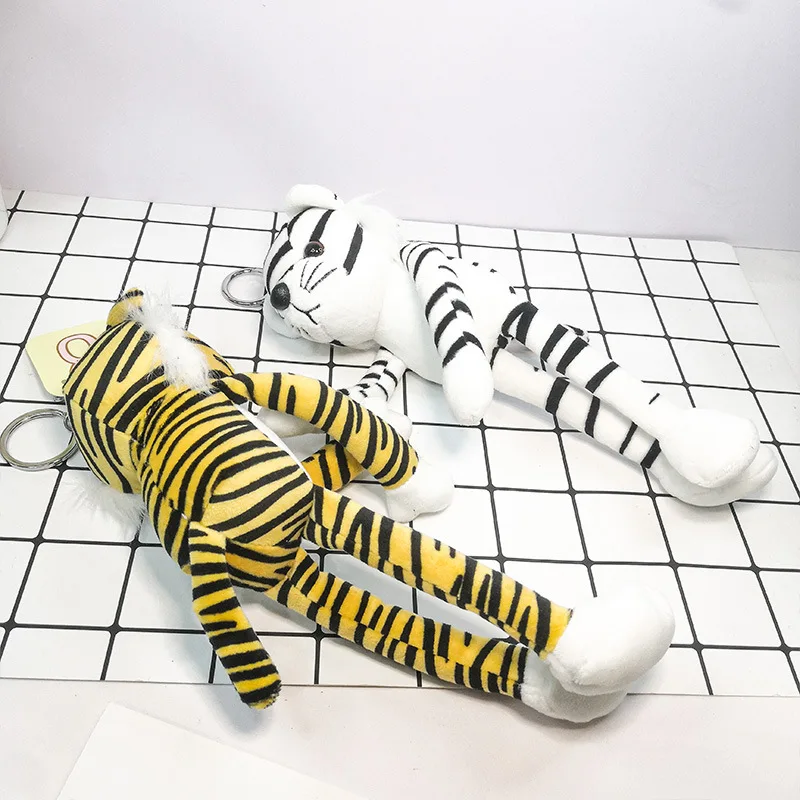 Новая крутая подвеска 23 см с милым тигром плюшевая Подвеска со знаком зодиака