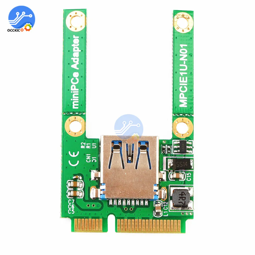 Мини PCI-E слот для карты расширения к USB 2 0 интерфейсный адаптер Riser Card Высокое