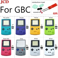 jcd new cover for gameboy color full housing shell cover for gbc repair part housing shell pack for gb cconductive d pad