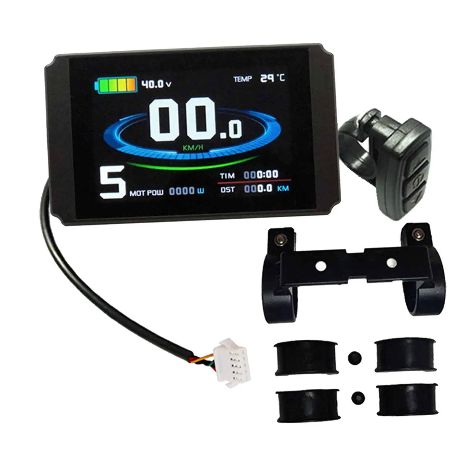 Электродвигатель для электровелосипеда KT-LCD 8H пластиковый Электрический