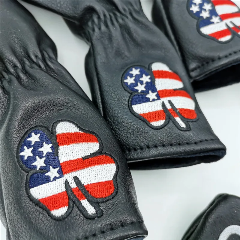 Свяжитесь с нами и четырехлистного клевера клюшки для гольфа головной убор из