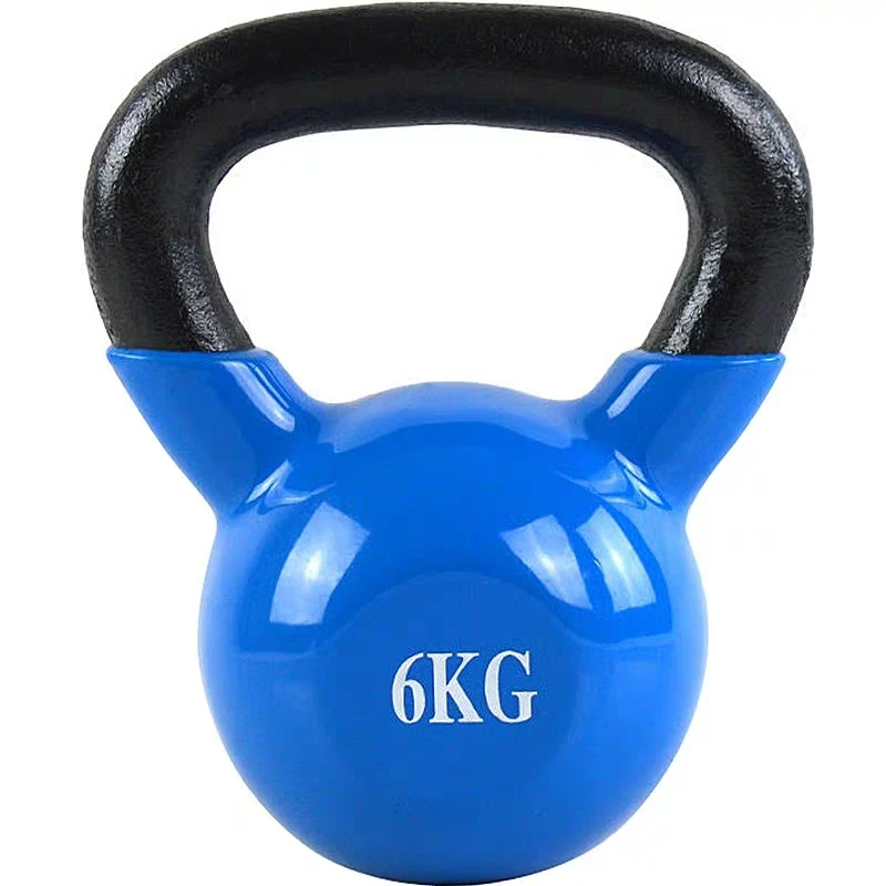 6KG Coated Kettlebells Suit For Unisex, Dumbbell Kettle Bell for Gym Fitness Strength Training, Household Kettle Bell