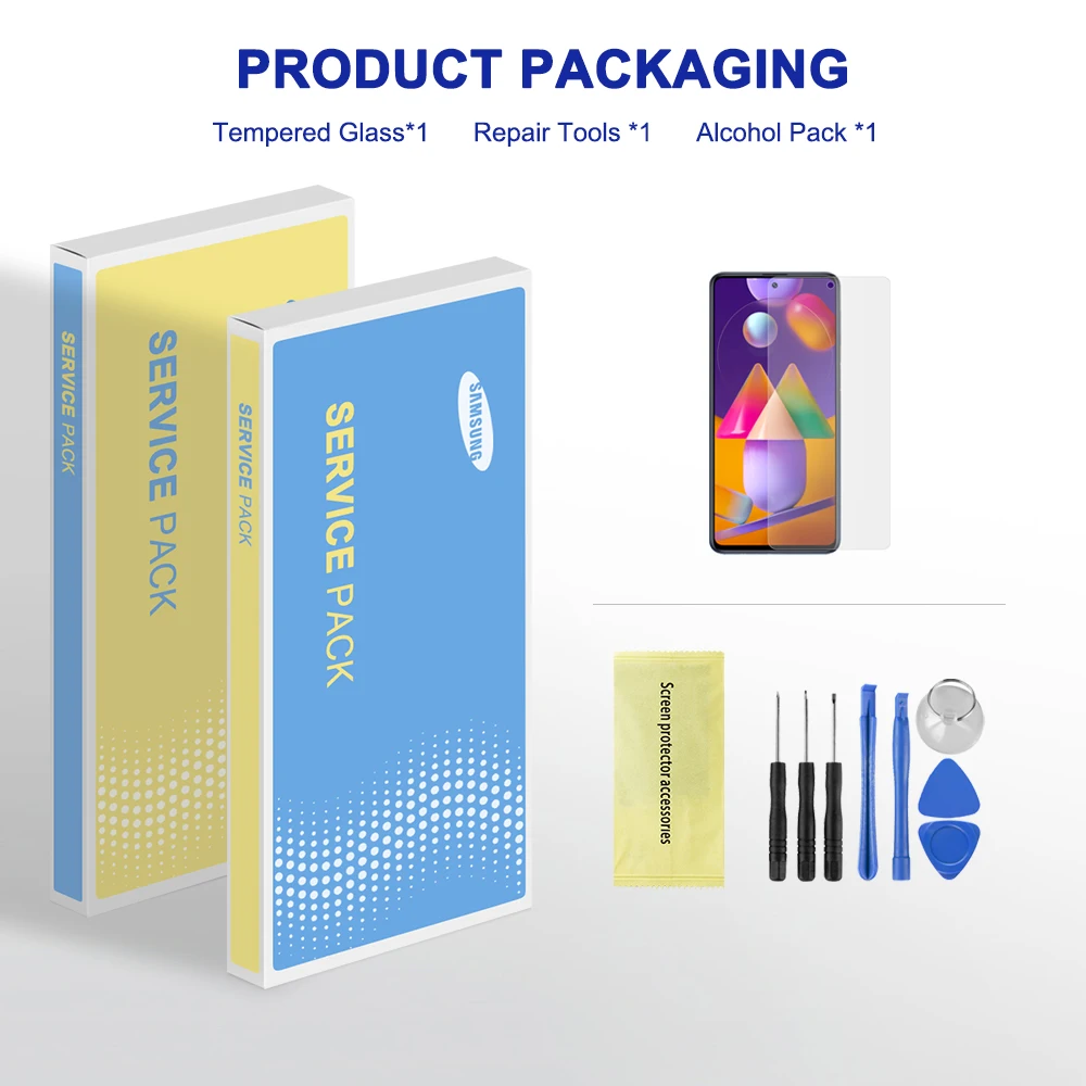 Pantalla LCD Original de 6,7 pulgadas para Samsung Galaxy A70s, montaje de digitalizador con pantalla t&aacute;ctil para Samsung A707, A707F, A707FN/DS-5