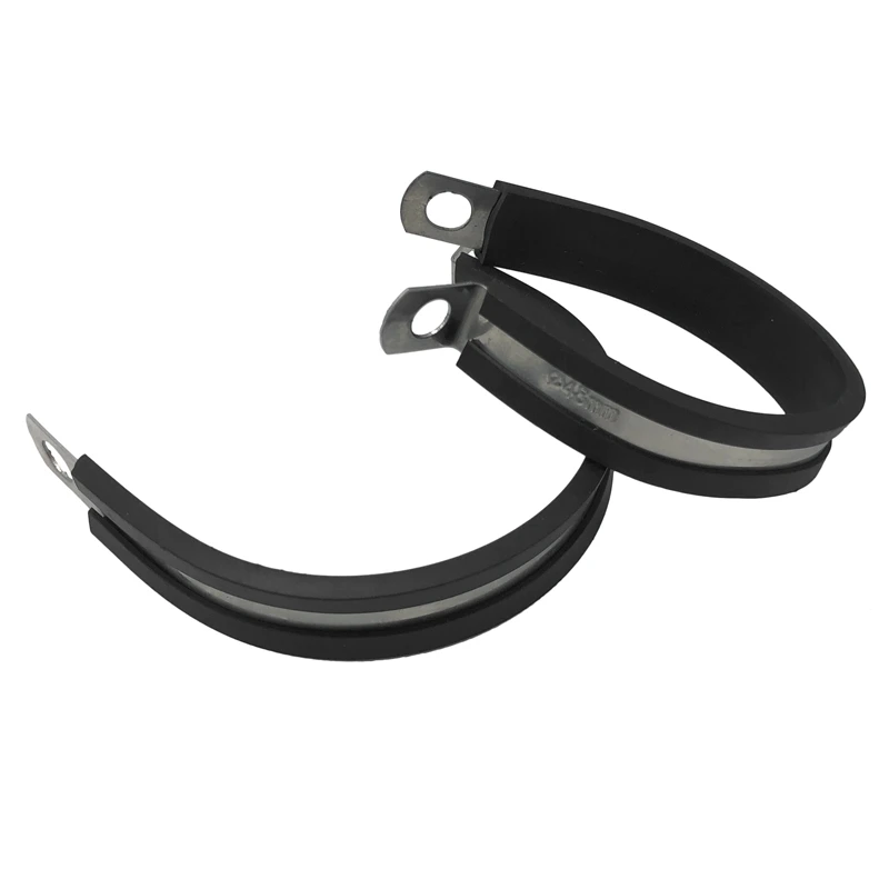 20 шт. кабельные зажимы из нержавеющей стали резиновые подушки для труб Ассорти в