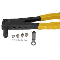 repairing anti slip handle rivet gun manual riveting drill tool guide nozzles for hand assembly sheet metal accessories