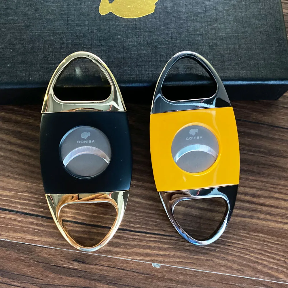 Металлический Карманный Каттер для сигар острые лезвия из нержавеющей стали