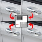 4 шт., Стикеры для дверных ручек Mercedes benz AMG W204 W203 W212 W211 W124 W210 GLC GLE E CLA GLA W205 W211 W213