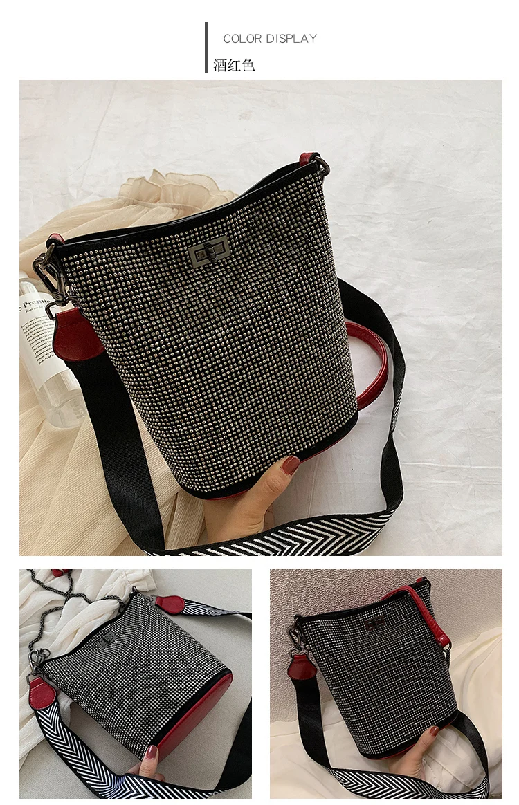 Bolsos Mujer ограниченная сумка-ведро из полиуретана и полиэстера Rismit Весна Лето Новая женская элегантная сумка с двойным ремешком с фосфором